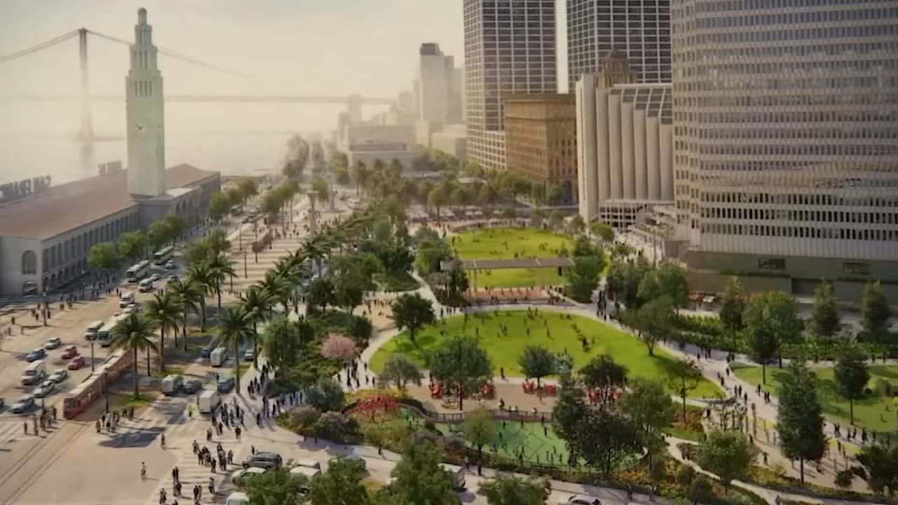 Những thiết kế mới khả thi được công bố cho dự án tái phát triển Embarcadero Plaza ở San Francisco