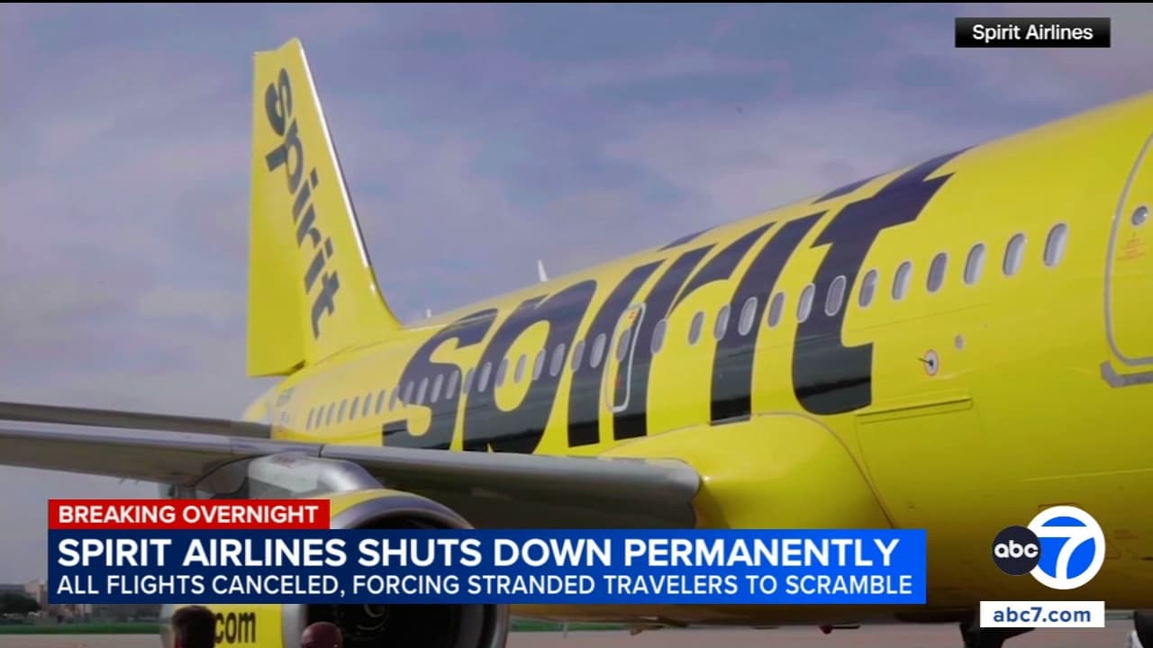 Spirit Airlines ngừng hoạt động: Phải làm gì để về nhà và được hoàn tiền